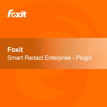 Foxit Smart Redact Enterprise - Plugin